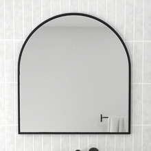 Gabe Arched Stainless Steel Wall Mirror